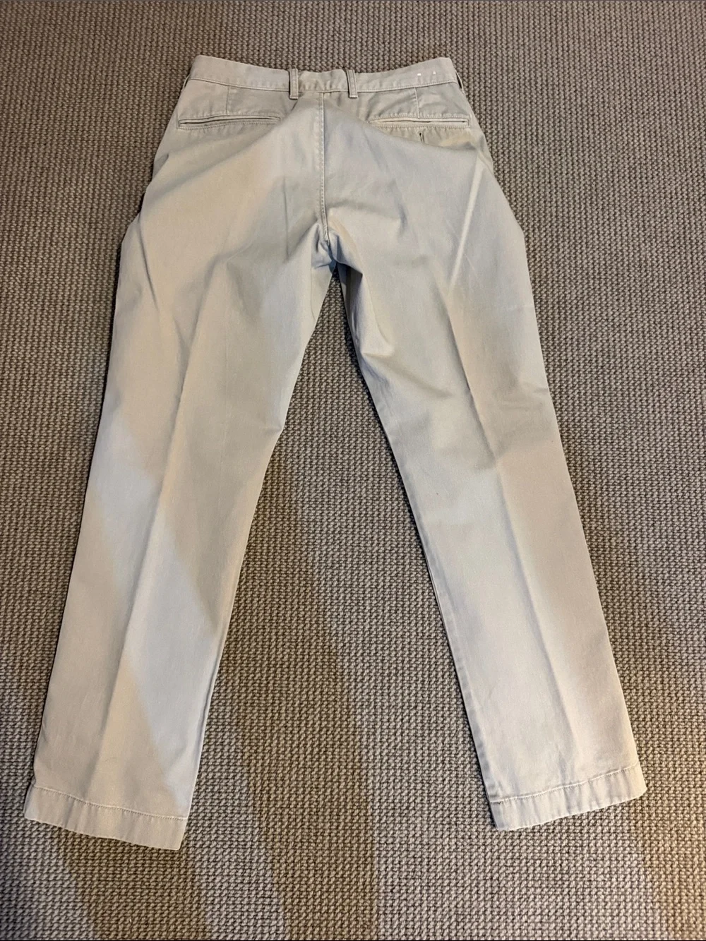 J Crew Men's Light Gray Casual Chino Pants 30x30